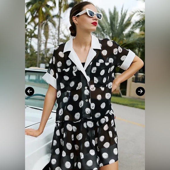Plenty by Tracy Reese Dresses & Skirts - PLENTY BY TRACY REESE Short-Sleeve Mi Polka Dot Dress